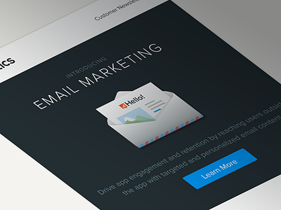 Newsletter Hero Illustration app marketing email email marketing marketing design vector