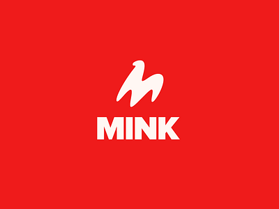 Mink Logo 2.0 brand branding design feedback logo mark markup mink red tech wip work in progress