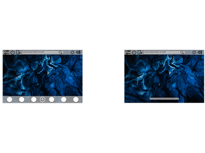 Blue OS 7 Concept blue os blueos concept design graphic design os wars 7 scratch ui