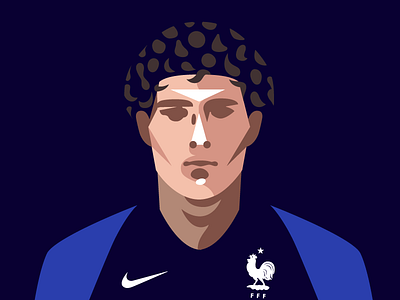 Portrait of Benjamin Pavard