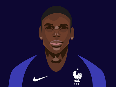 Portrait of Paul Pogba