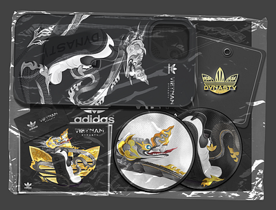 ADIDAS - VIETNAM DYNASTY 2d artwork design illustration