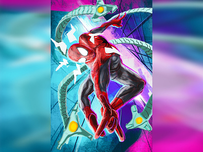 SPIDER MAN - NO WAY HOME character digitalart drawing illustration marvel spiderman