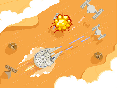 Solo: A Star Wars Story flatdesign graphicdesign illustration motion starwars