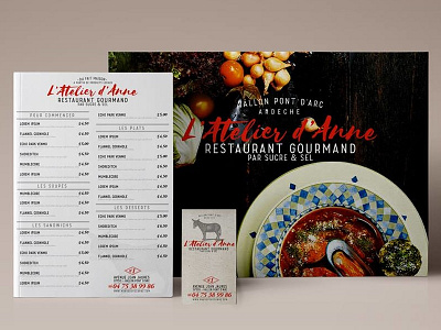 French Restaurant Branding branding concept design digital gastronomy graphic design identity logo print restaurant web design