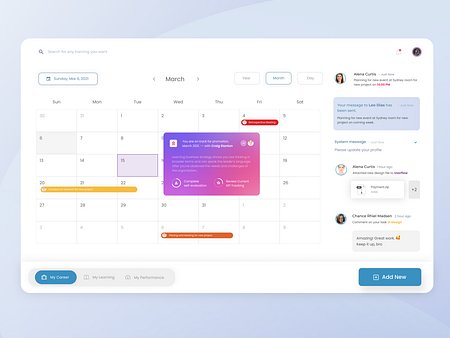 Calendar Event by Hiep for Slabs on Dribbble