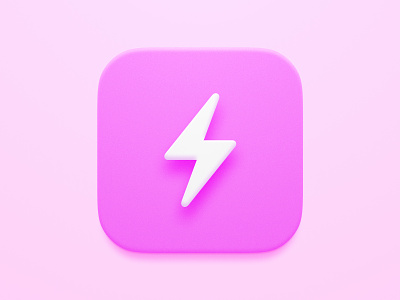Lightning icon app branding design icon illustration logo ui vector