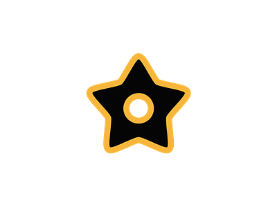 Fiestas Menorca black brand design icon identity illustration logo mark star symbol yellow