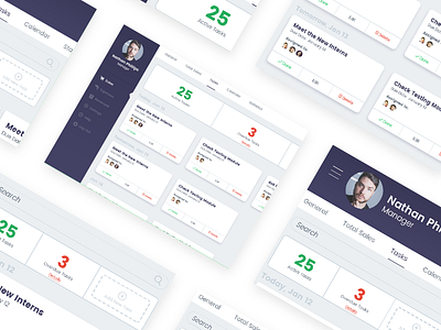 User dashboard by C on Dribbble