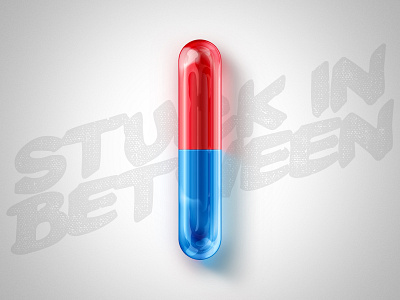 Pill blue capsule glossy icon photoshop pill red