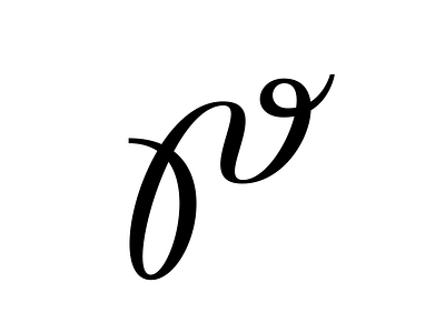 personal branding black branding handwriting logo minimal monogram script white