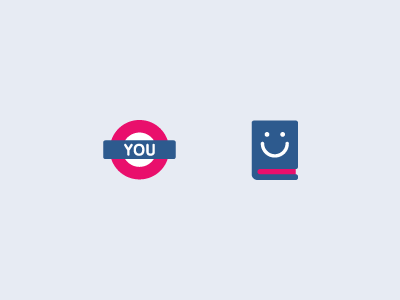Youtube & Facebook Dumb Icons book cover face facebook icon london smile tube underground you youtube