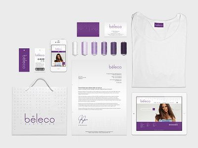 Béleco Clothing branding corporate design design logo