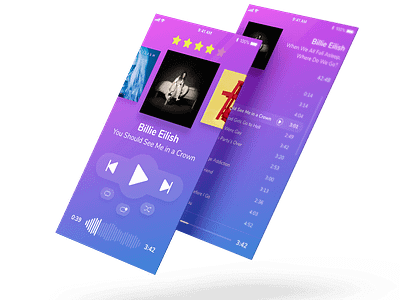 Music appdesign design ui web