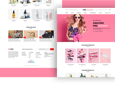 E-Commerce Landing Page by Khalid