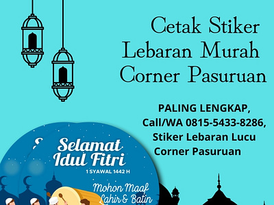 PALING LENGKAP, Call/WA 0815-5433-8286, Stiker Lebaran Lucu stikerlebaranpasuruan