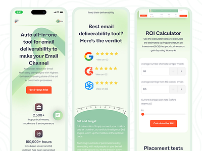 Email Delivery tool design email ui ux