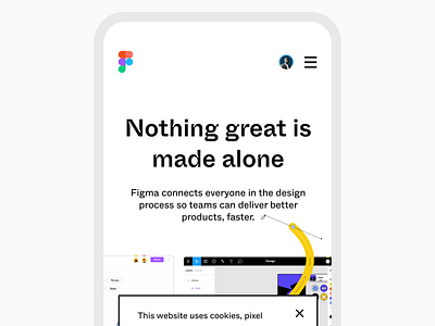 FIGMA website redesign with all interactions✨.
