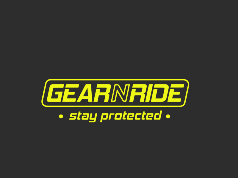 GEAR N RIDE logo animation after effects gearnride motion graphics riding riding gears typography