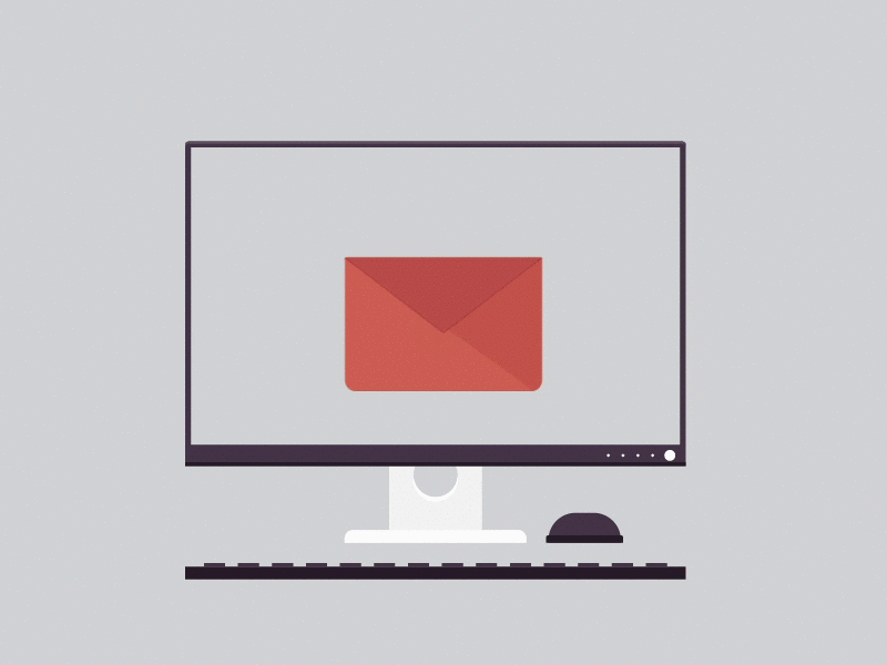 Send/Receive Email after effects design email motion graphics