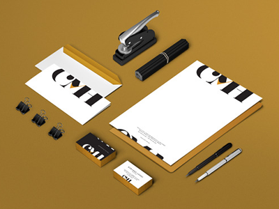 CMH branding design logo stationery