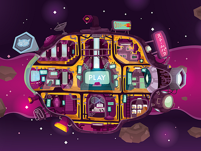 Super SteamPuff Spaceship game gamedev indie indiedev indiegame ios mobile spaceship supersteampuff weyrdworks