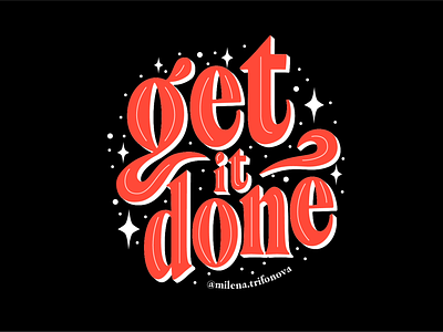 Get it done | Lettering