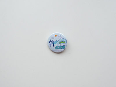 Sustainable Power Sources Badge | Illustration