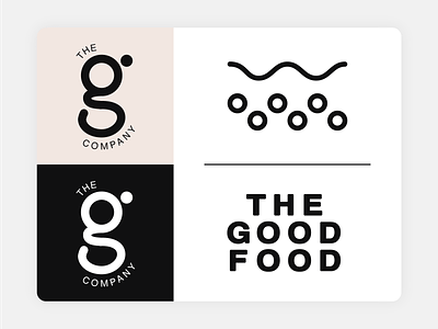The Good Food Company | Logo Exploration food glyph glyph icon good good food grocery grocery online lettering logo logotype online store type