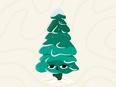 Cute Christmas Tree | Illustration character christmas christmas tree illustration tree