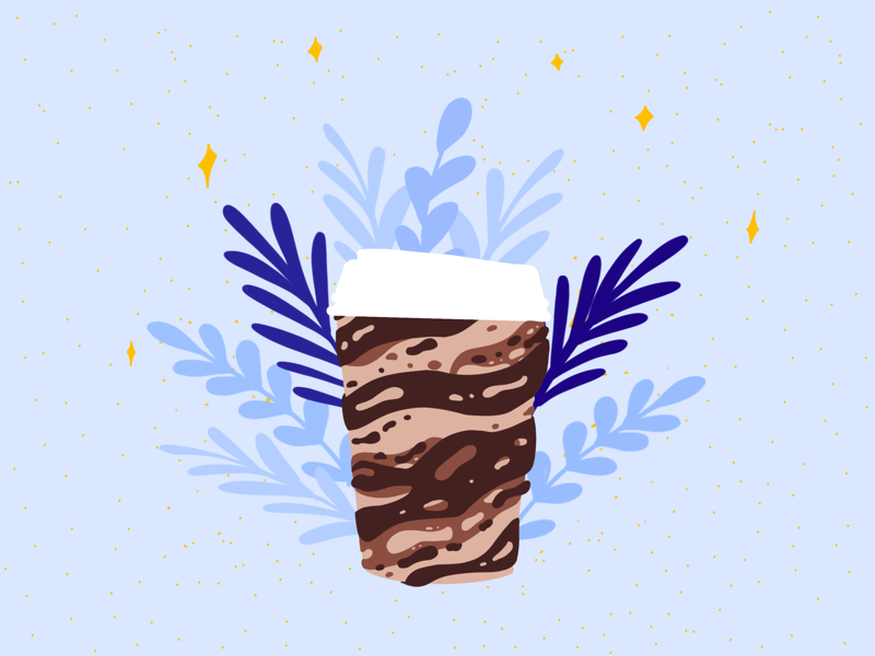 Naked Coffee | Illustration Pro-Bono zero waste coffee volunteer voluntary think green probono pro-bono plastic free plastic no plastic low waste less plastic illustration fluid charity cause cup coffee cup
