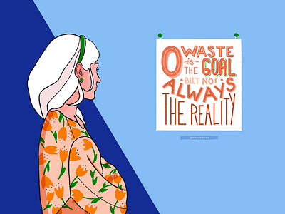 Zero Waste | Illustration & Lettering