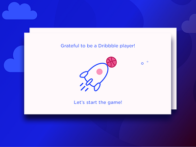 Happy and grateful to be a Dribbble player!