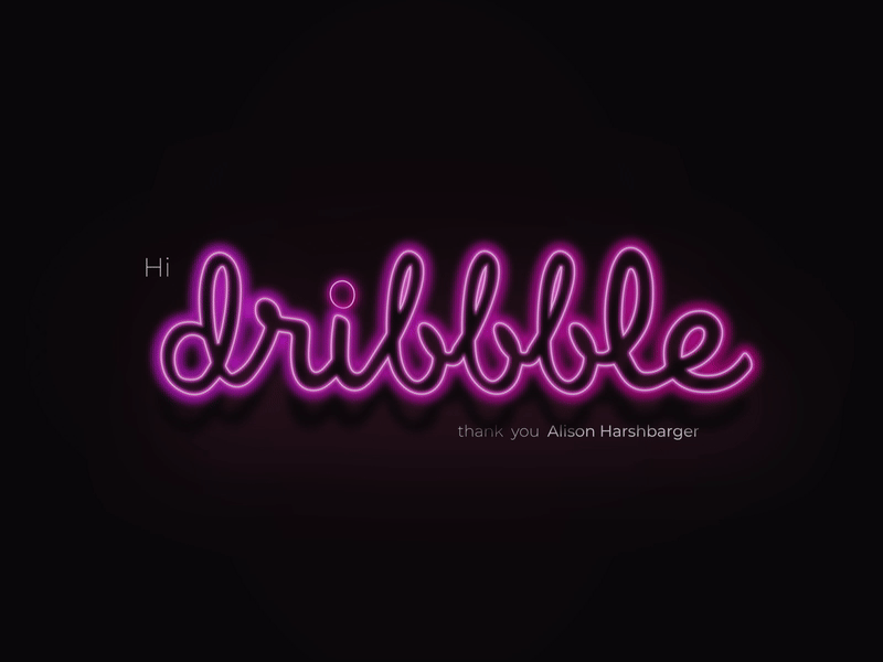 Hi Dribbble! by Lusine Kirakosyan on Dribbble
