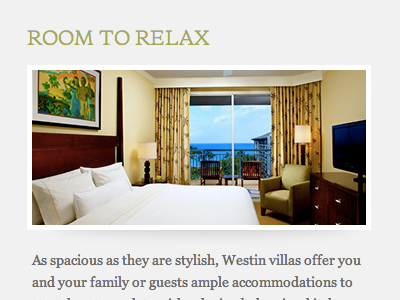 Westin Vacation Ownership - Tell Me More