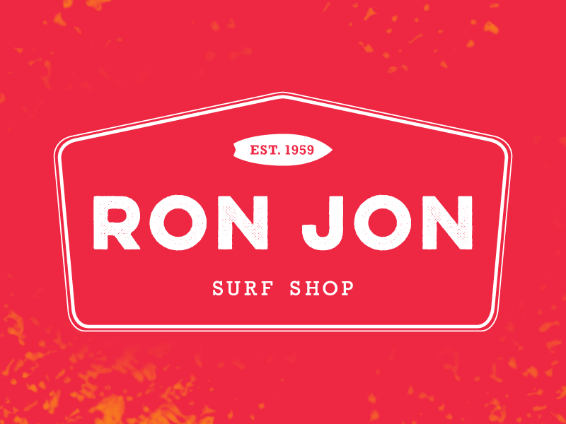 Ron Jon Logo Redesign Concept branding identity logo design renderedthreads