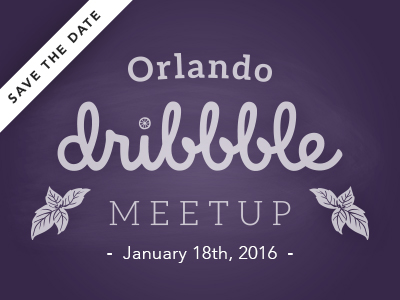 Dribbble Orlando Meetup JAN 16 dribbble meetup orlando