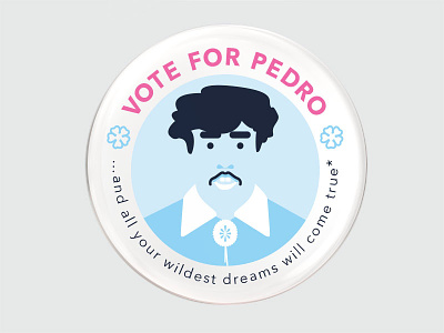 Vote For Pedro – Political Button Playoff!