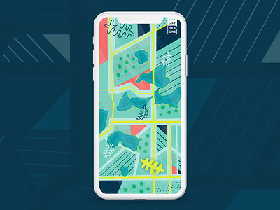 008 / Submerged Cities 100daysproject daissydesigns illustration iphonexs procreateapp wallpaper