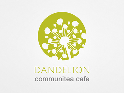 Dandelion Communitea Cafe - Logo Design (2 of 3) branding logo design renderedthreads