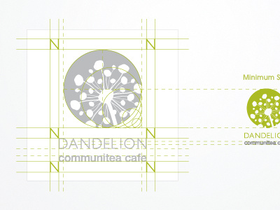 Dandelion Communitea Cafe - Logo Design (3 of 3) branding logo design renderedthreads
