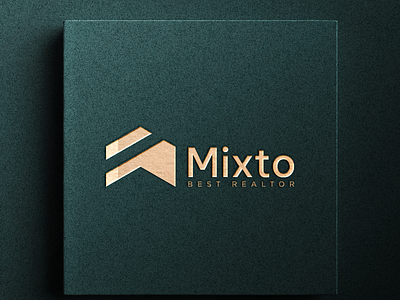 MIXTO BEST REALTOR branding design graphic design illustration logo logodesign realestate realestatelogo realtor vector