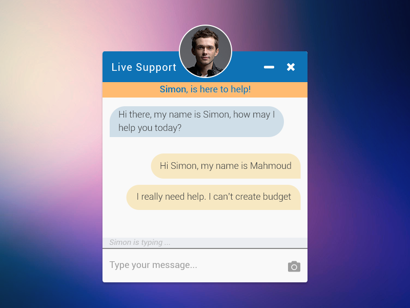 facebook support chat