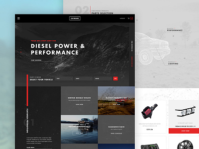 Extreme 2.3 clean design ecommerce layout minimal type typography ui ux web design website