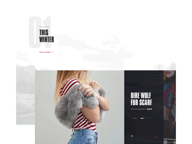Revamp 2.0 clean design ecommerce fashion layout minimal typography ui ux web design website