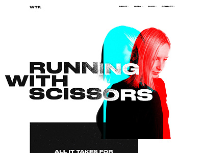 WTF. clean design grid layout minimal type typography web design