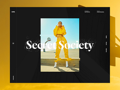 Cure Mag clean design editorial grid layout magazine minimal type typography web design