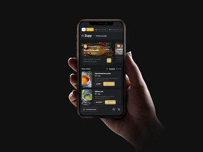 Restaurant mobile app (PWA) android app application branding design desktop food food and drink gold ios minimal mobile pwa restaurant smartphone tablet ui ux webdesign website