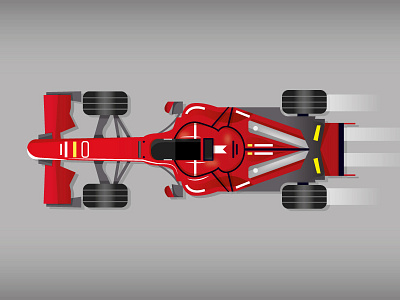 Formula 1 Car car cars color design f1 formula1 illustration race racing vector wip