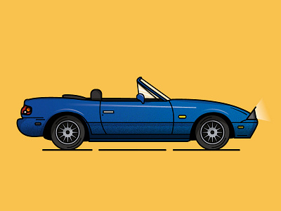 CARS - THE M-TEAM art cars color dribbble flat illustration illustrator invites vector wip